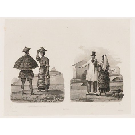 Manille: Tagals Homme et Femme and Ilocos Homme et Femme