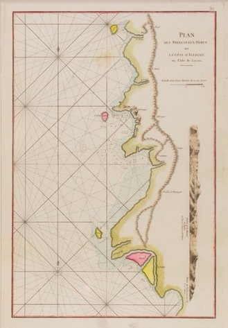 Jean-Baptise Nicolas Denis Apres de Mannevillette (1707–1780) - Plan des Principaux Ports de la Côte d'llocos