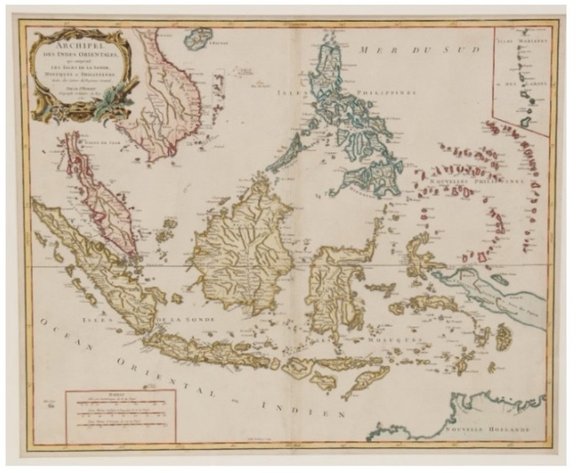 Robert de Vaugondy (1688–1766) - Archipel des Indes Orientales, qui comprend les Isles de la Sonde, Moluques, et Philippines