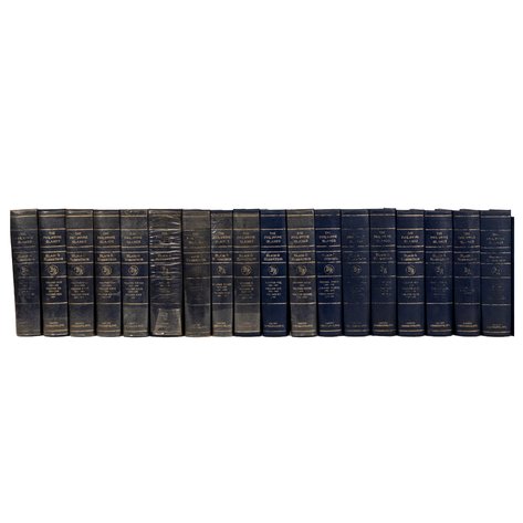 Emma Helen Blair and James Alexander Robertson - A lot of 18 books of 52 volumes of The Philippine Islands, 1493-1898
