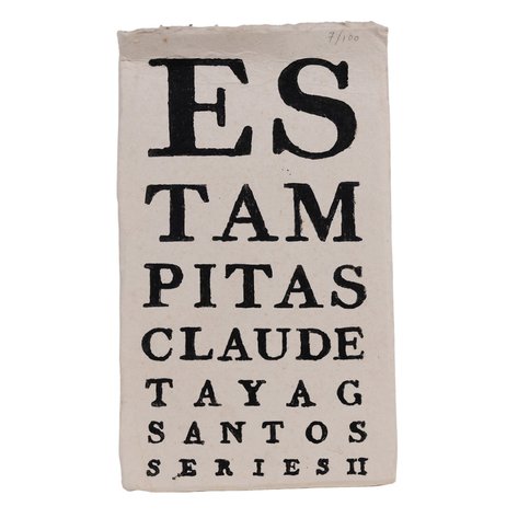 Claude Tayag (b. 1956) - Estampitas: Santos Series II
