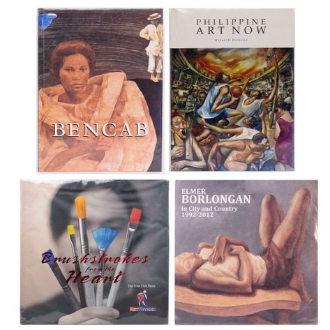 A lot of 4 Philippine art books