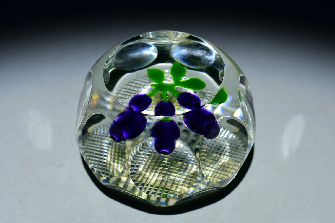 Perthshire Damson Plums Lampwork 1977