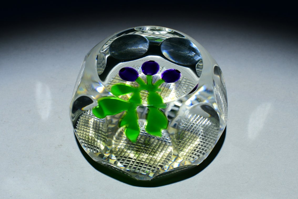Perthshire Damson Plums Lampwork 1977