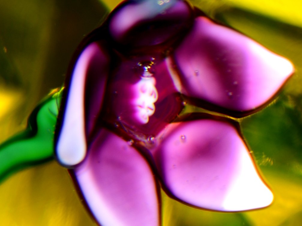 St. Louis Amber Floral Bouquet 1979