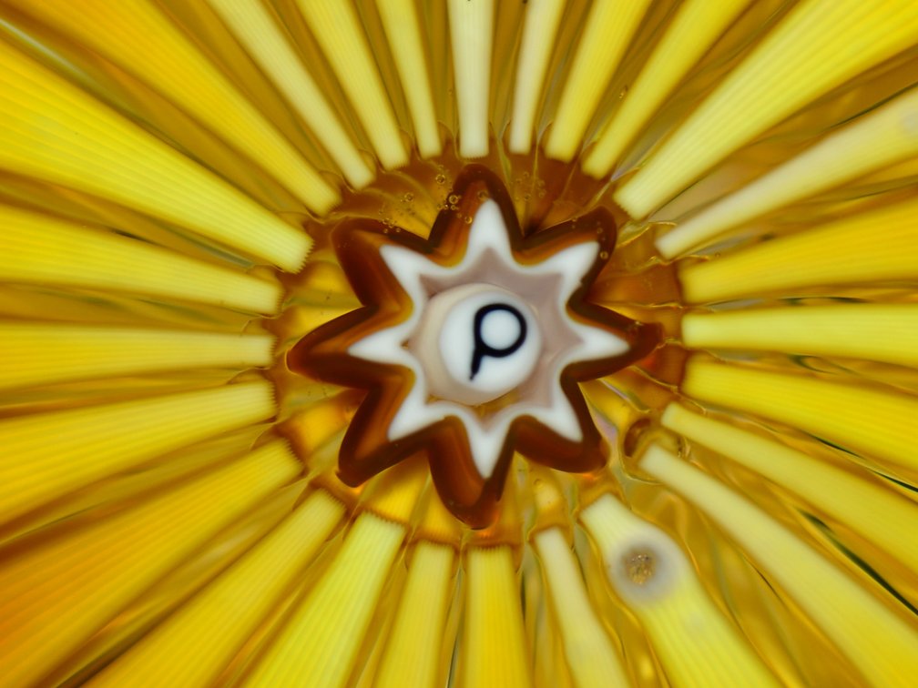 Perthshire Faceted Golden Dahlia 1986