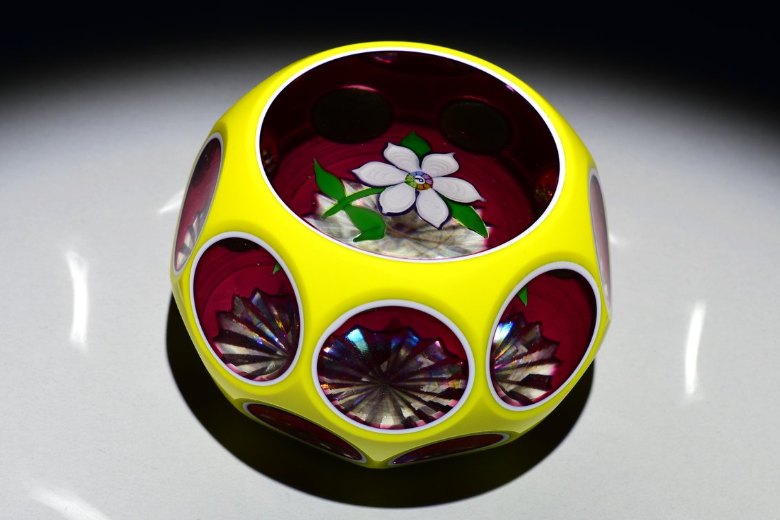 Perthshire Triple Overlay Lampwork 1977