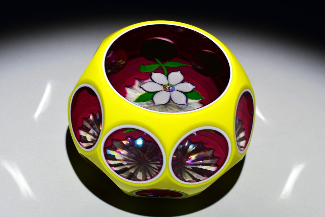 Perthshire Triple Overlay Lampwork 1977