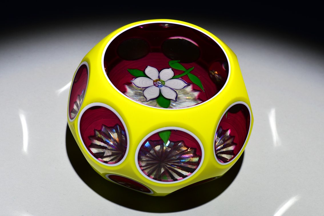 Perthshire Triple Overlay Lampwork 1977