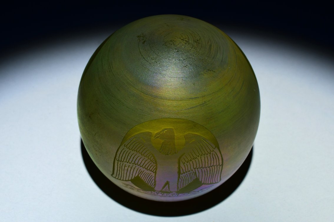 Vandermark/Merritt Etched Golden Eagle 1982