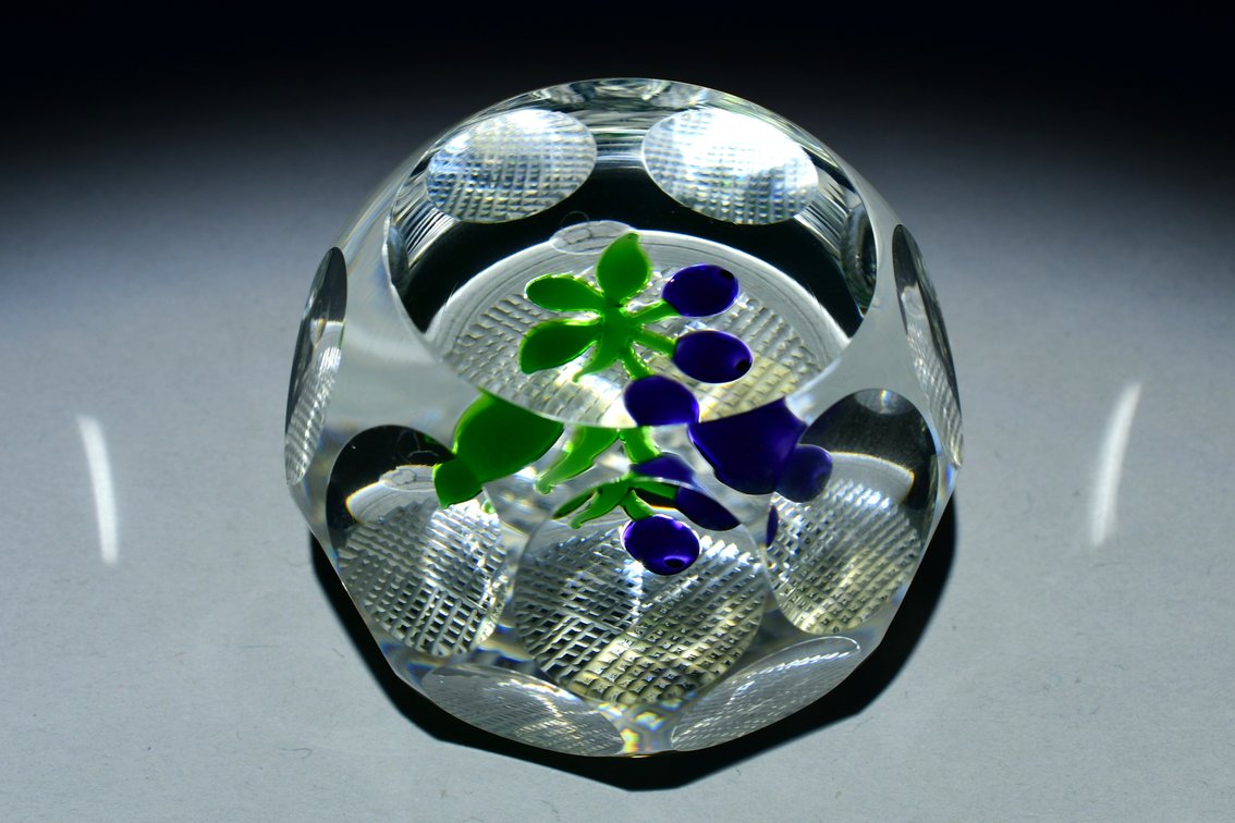 Perthshire Damson Plums Lampwork 1977