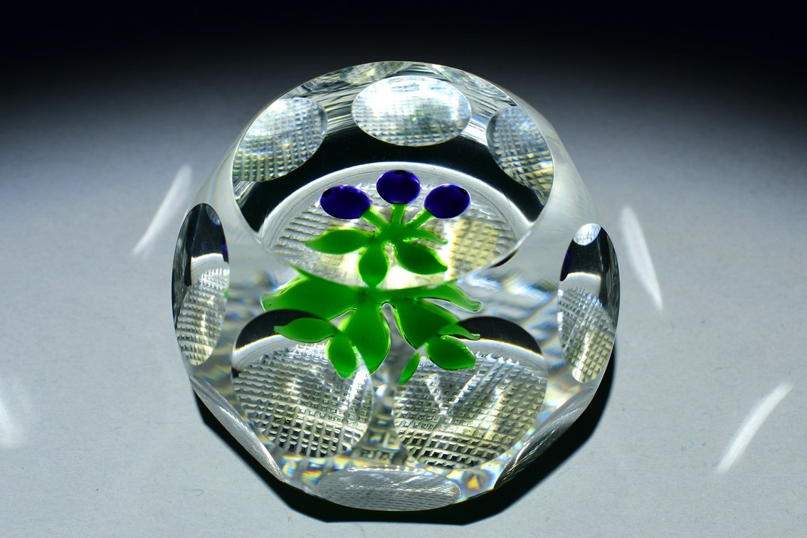 Perthshire Damson Plums Lampwork 1977