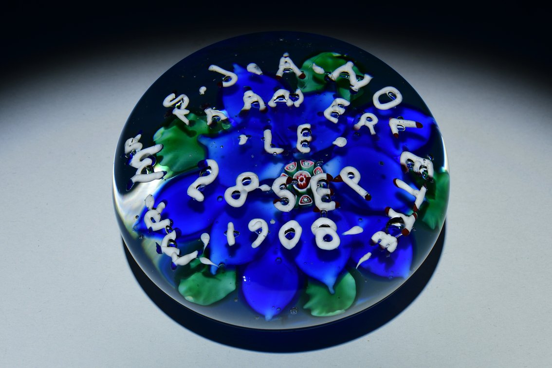 Union Glass Co. Lampwork w/ Millefiori 1908