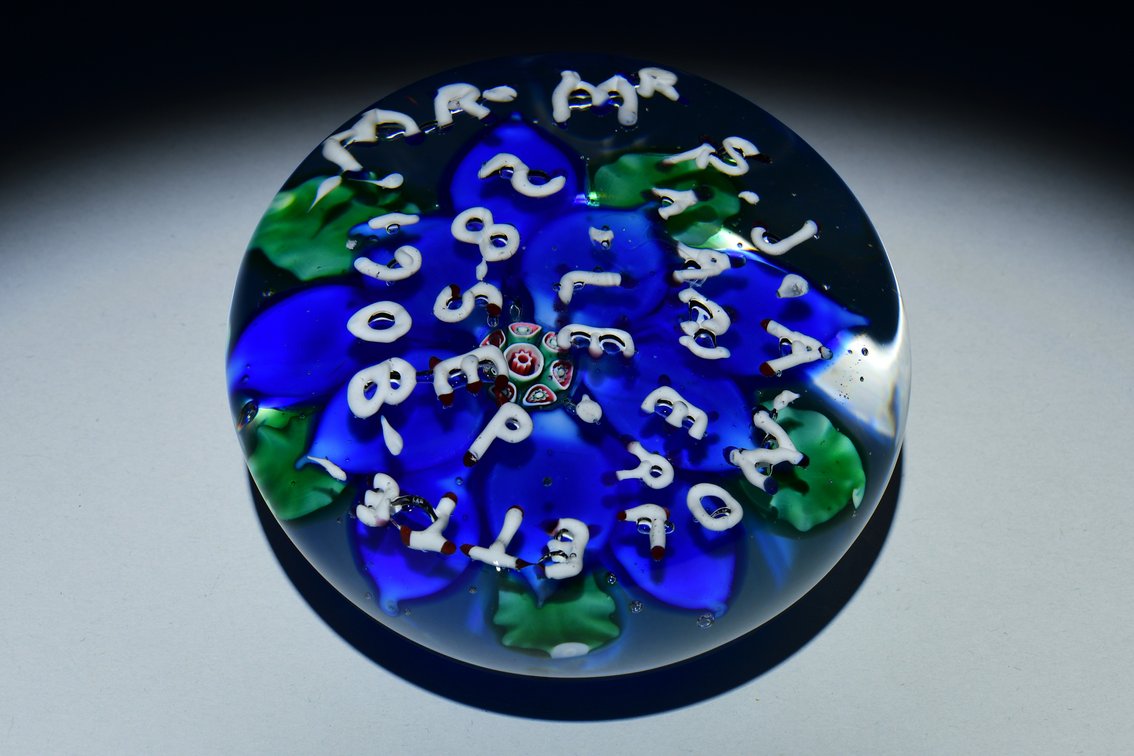 Union Glass Co. Lampwork w/ Millefiori 1908