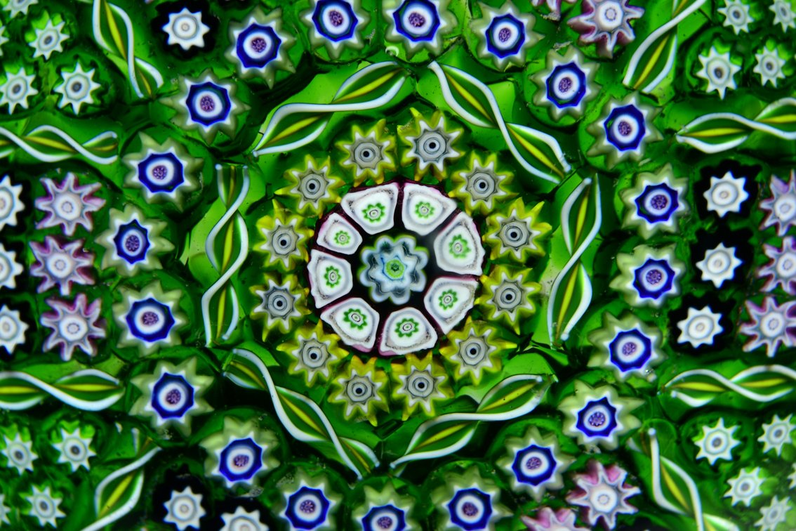 Perthshire Pinwheel Patterned Millefiori 1981