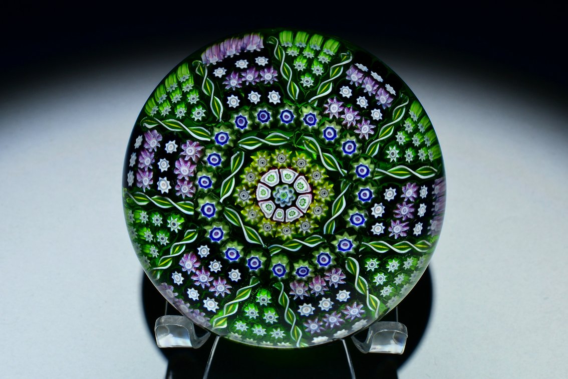 Perthshire Pinwheel Patterned Millefiori 1981
