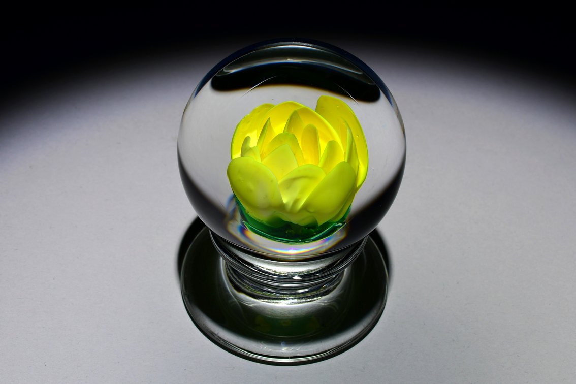 Francis Whittemore Lampwork Crimp Rose
