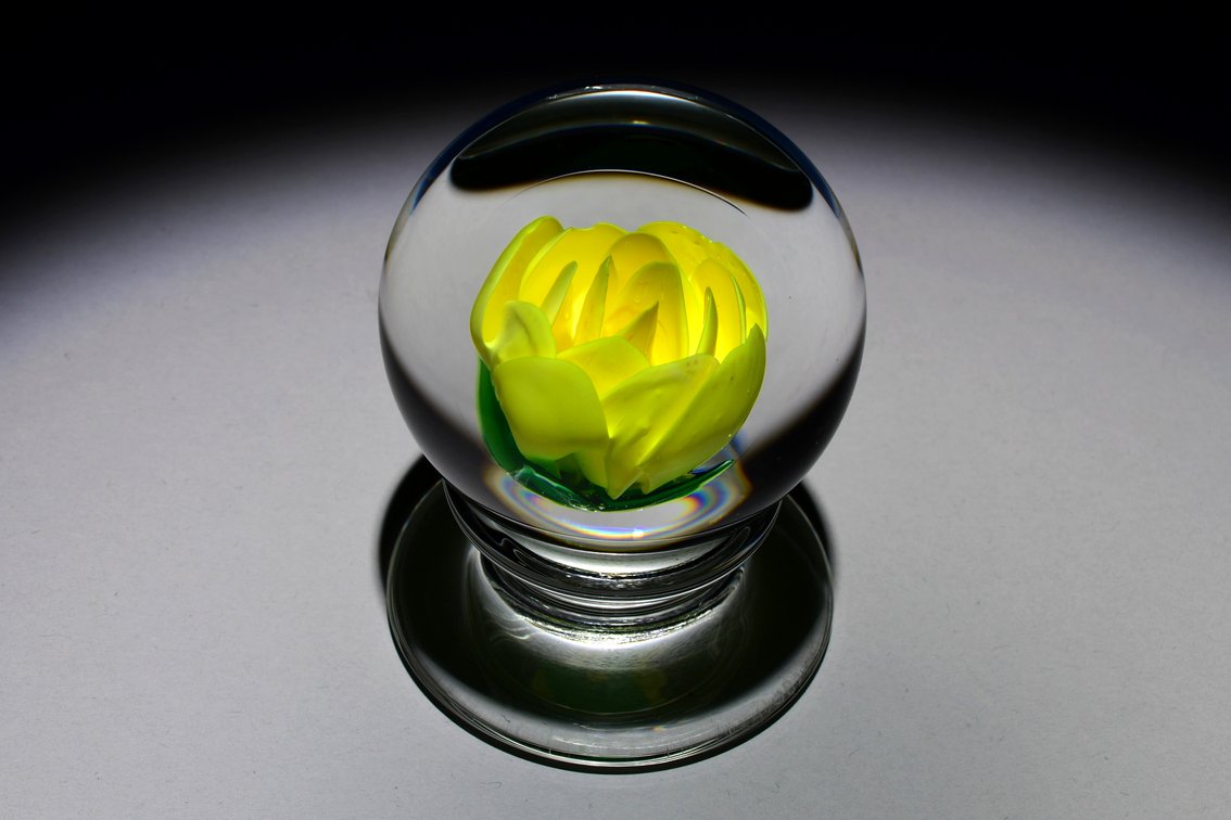 Francis Whittemore Lampwork Crimp Rose