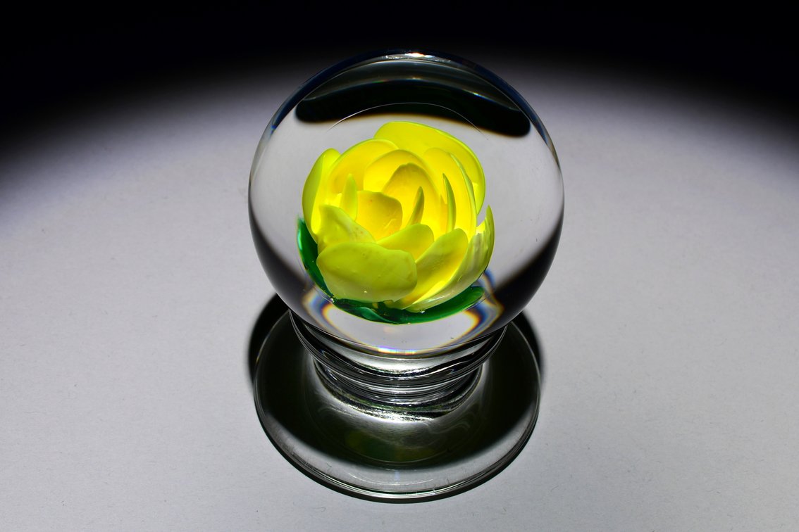 Francis Whittemore Lampwork Crimp Rose
