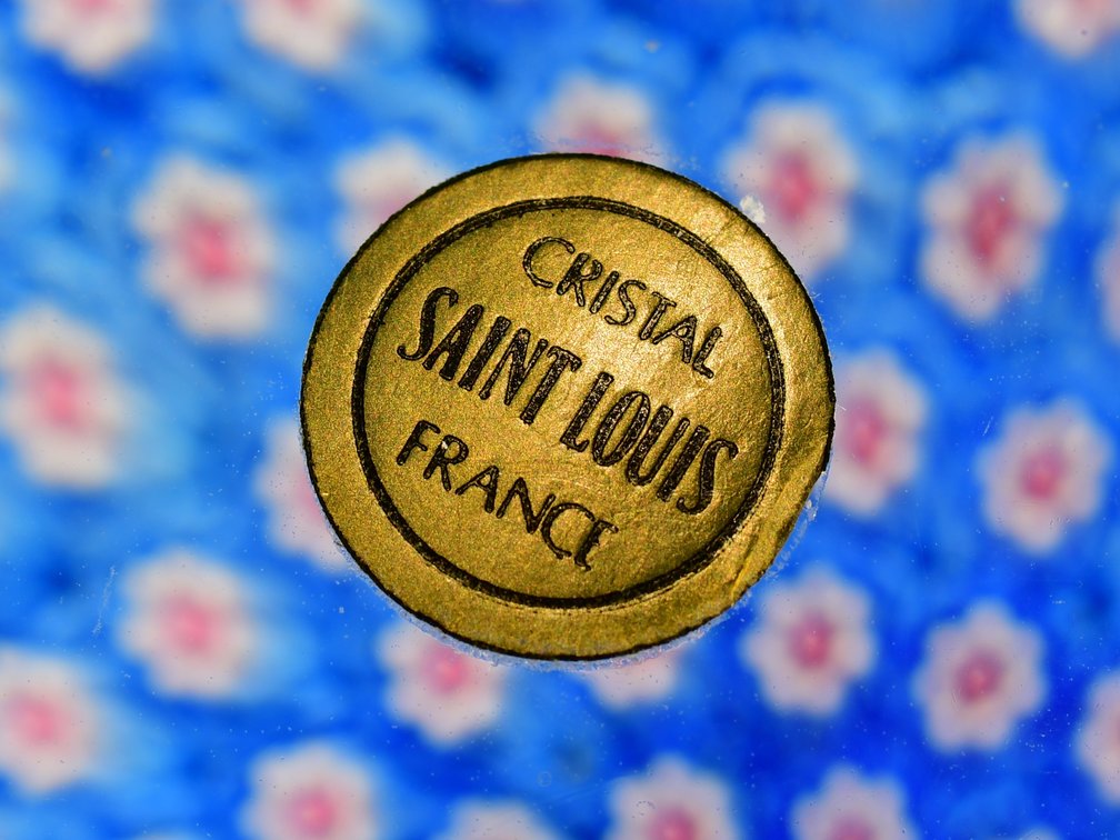 St. Louis Blue Millefiori Carpet Ground 1982