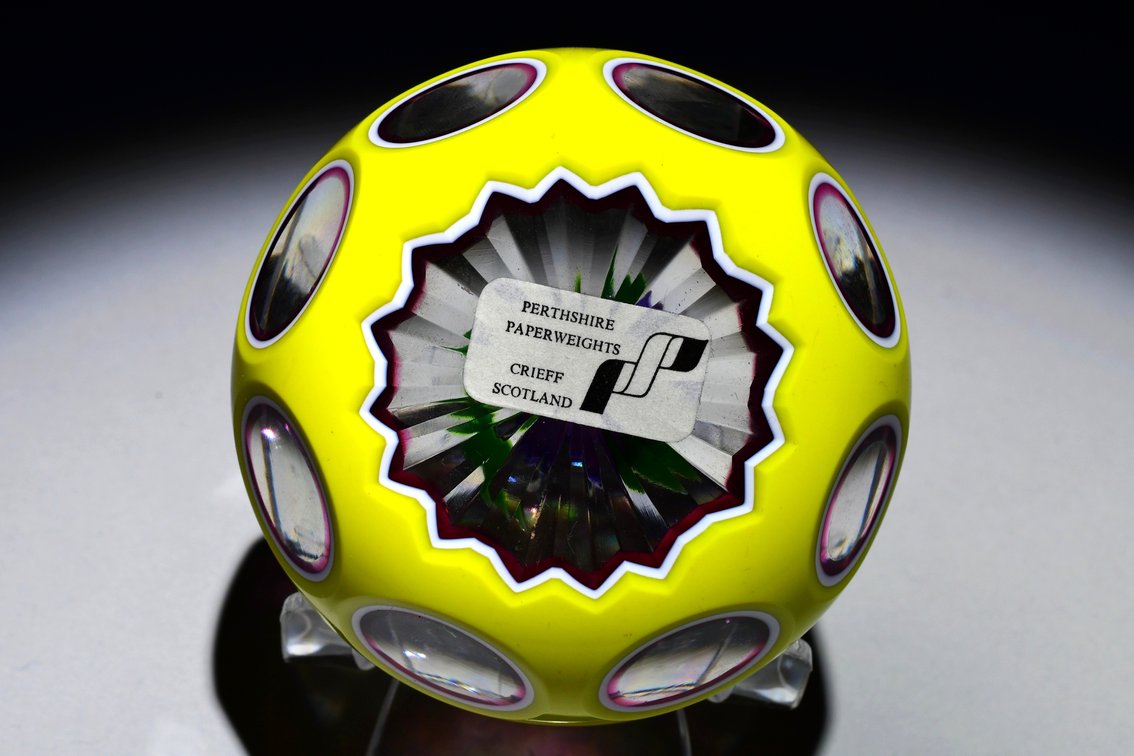 Perthshire Triple Overlay Lampwork 1977