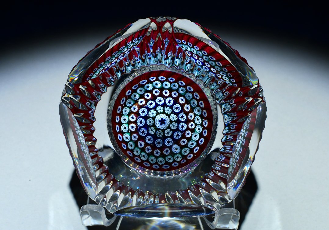 Whitefriars Faceted Concentric Millefiori 1972