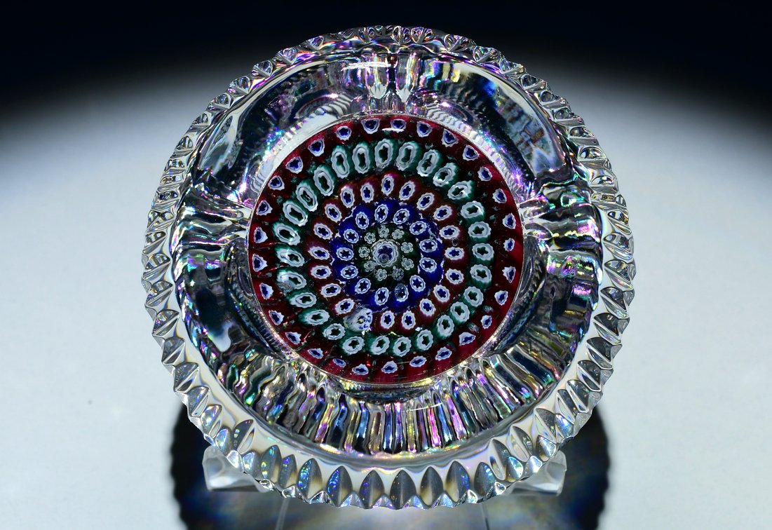 Whitefriars Faceted Concentric Millefiori 1972