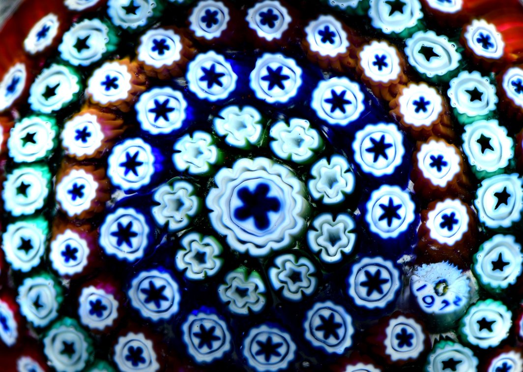 Whitefriars Faceted Concentric Millefiori 1972