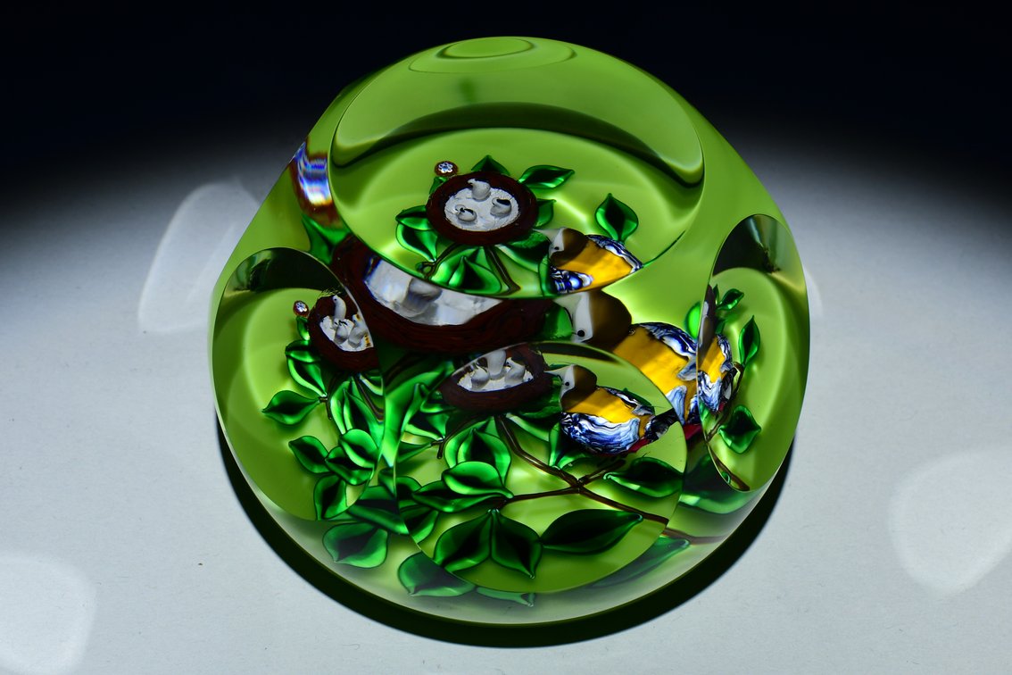 St. Louis Bird & Nest on Branch Motif 1995