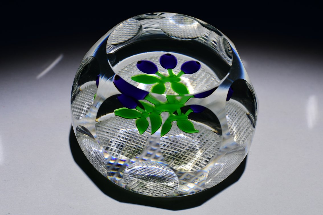 Perthshire Damson Plums Lampwork 1977