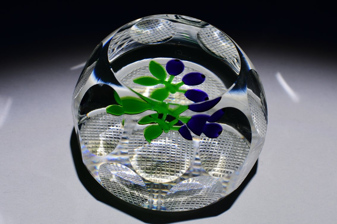 Perthshire Damson Plums Lampwork 1977