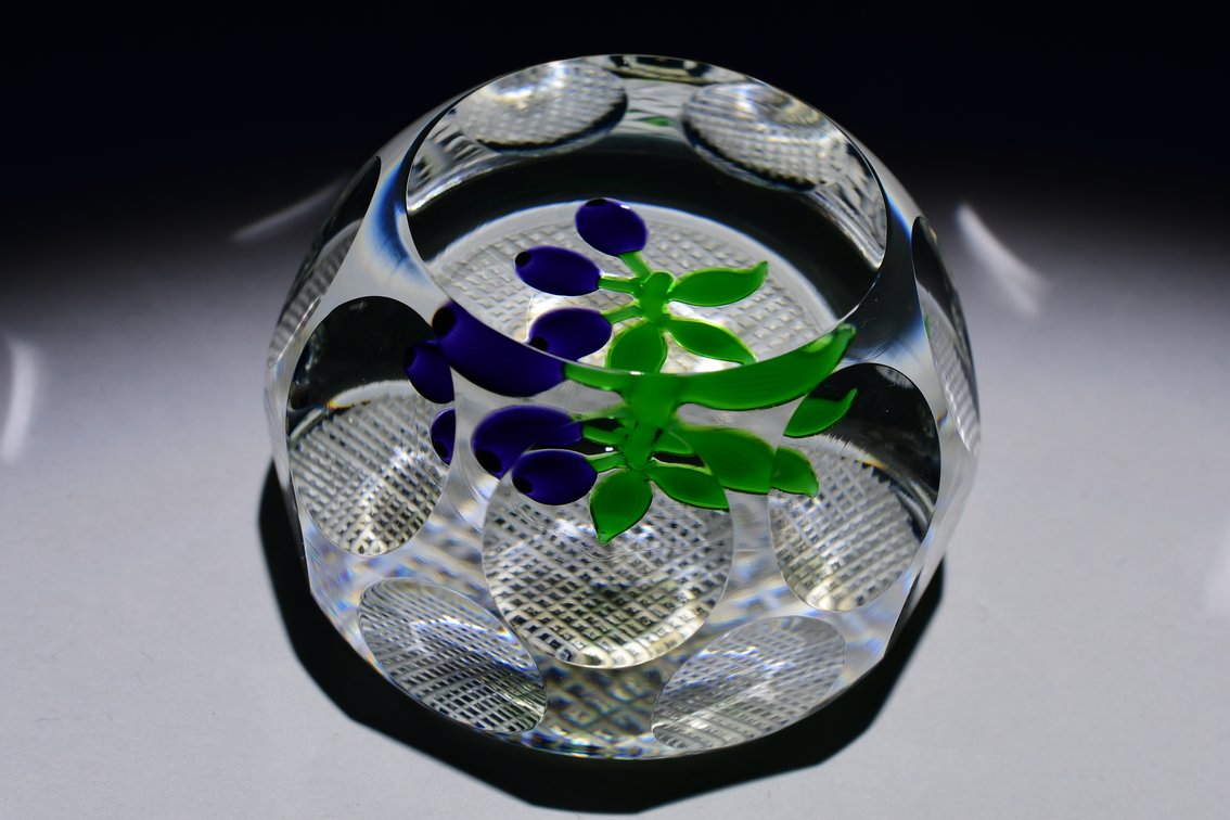 Perthshire Damson Plums Lampwork 1977