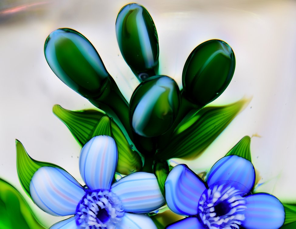 Debbie Tarsitano Blue Floral Bouquet