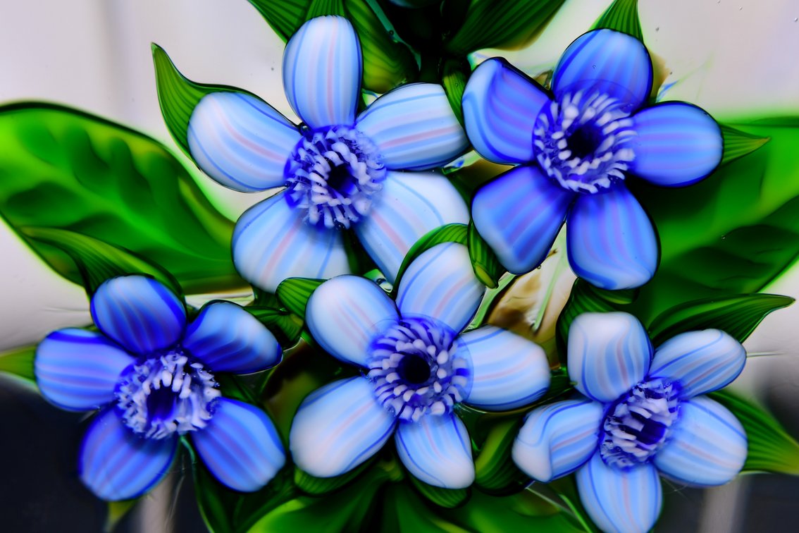 Debbie Tarsitano Blue Floral Bouquet