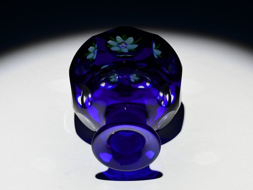 Perthshire Faceted Overlay Scent Bottle