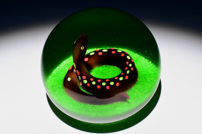 Paul Ysart Coiled Lampwork Snake