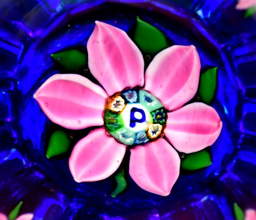 Perthshire Faceted Floral Shot Glass