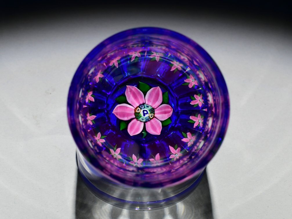 Perthshire Faceted Floral Shot Glass