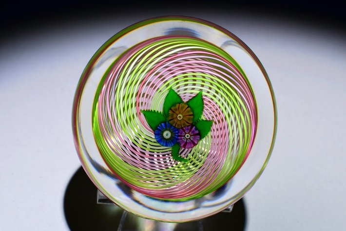 Perthshire Miniature Nosegay Millefiori Swirl 1977