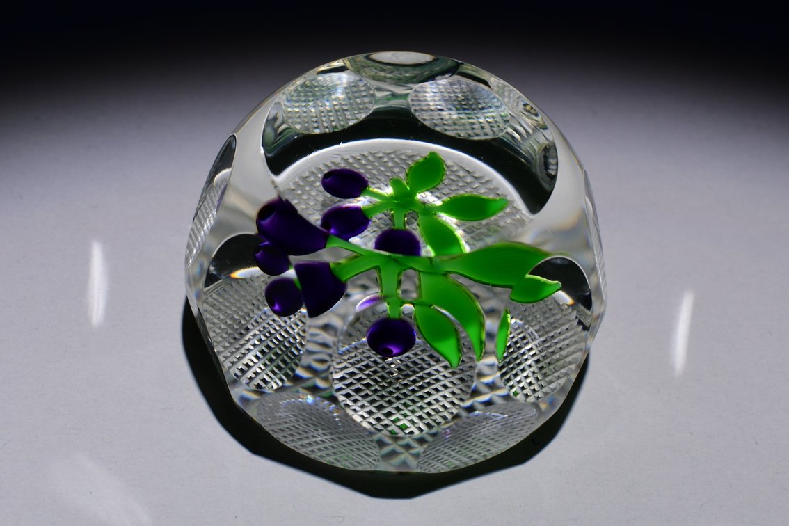 Perthshire Damson Plums Lampwork 1977
