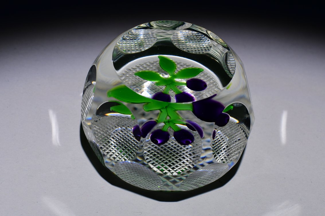 Perthshire Damson Plums Lampwork 1977
