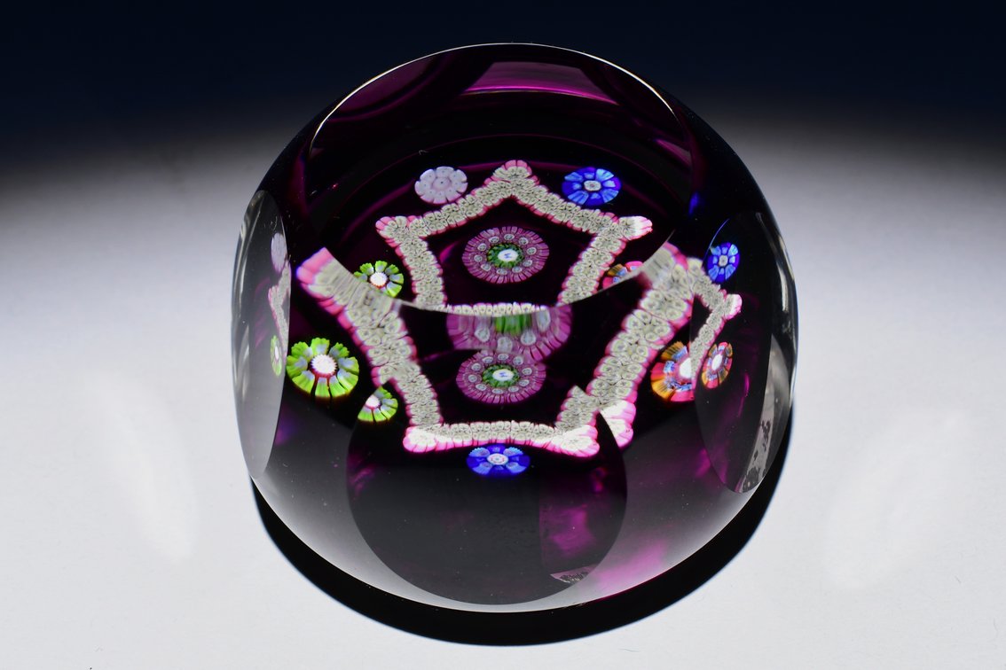Perthshire Pentagonal Millefiori Garland 1981