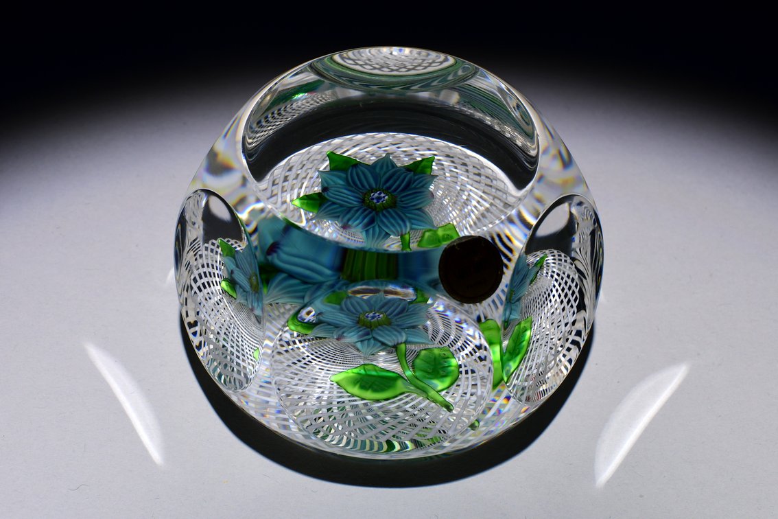 St. Louis Double Clematis Lampwork 1972