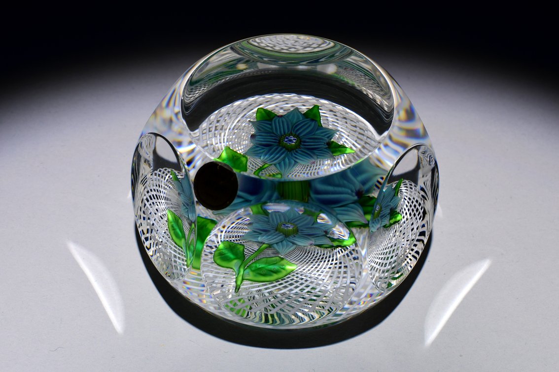 St. Louis Double Clematis Lampwork 1972