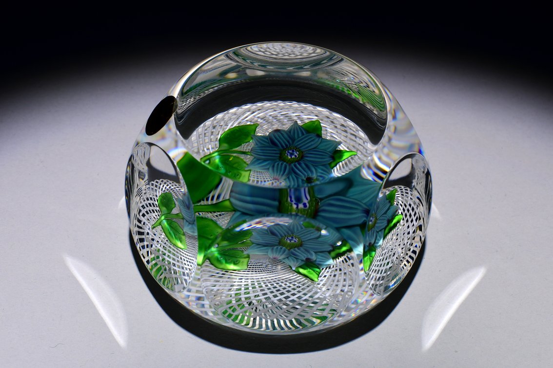 St. Louis Double Clematis Lampwork 1972