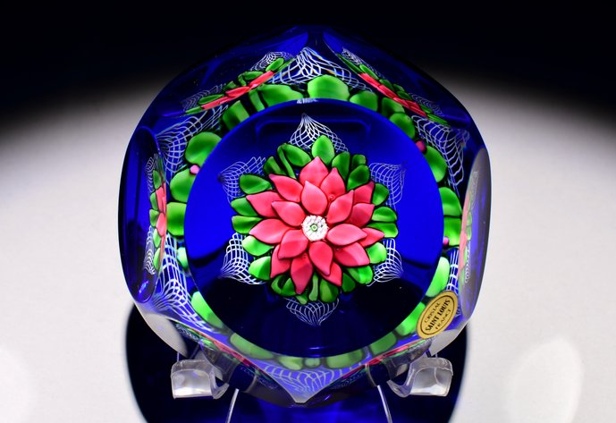 St. Louis Poinsettia Lampwork 1980