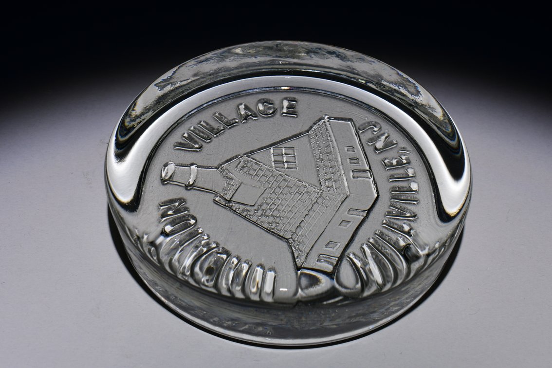 Wheaton Village Pressed Commemorative