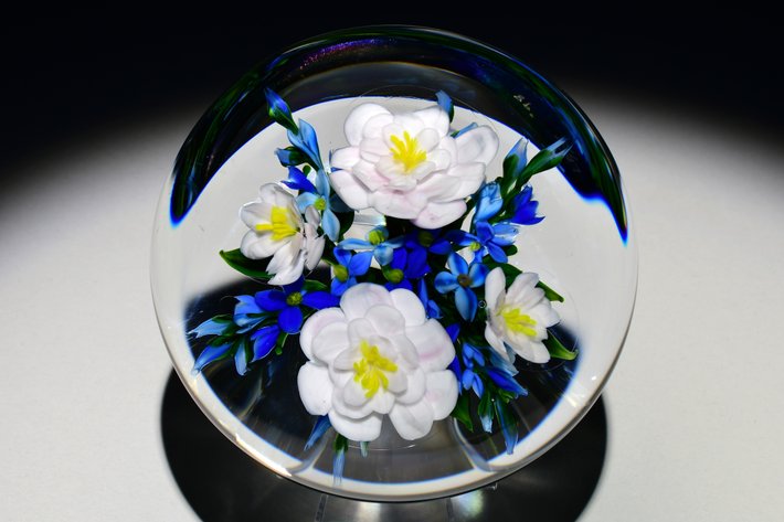 Rick Ayotte Floral Bouquet Lampwork 1998