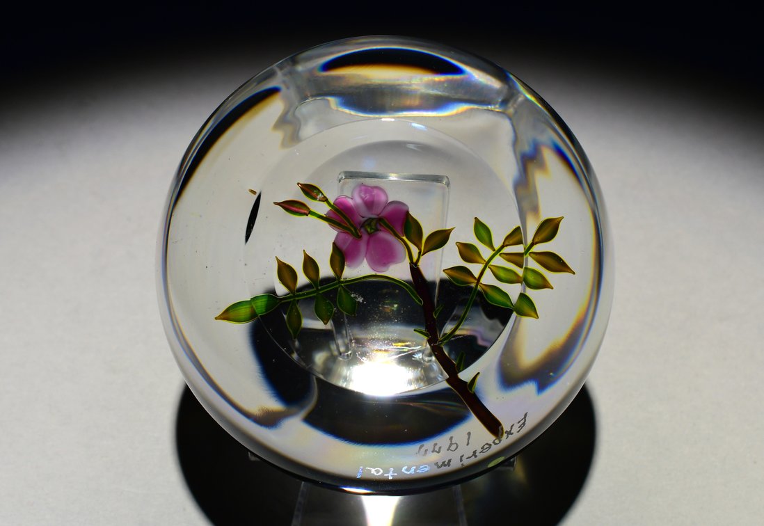 Paul Stankard Experimental Floral Lampwork 1977