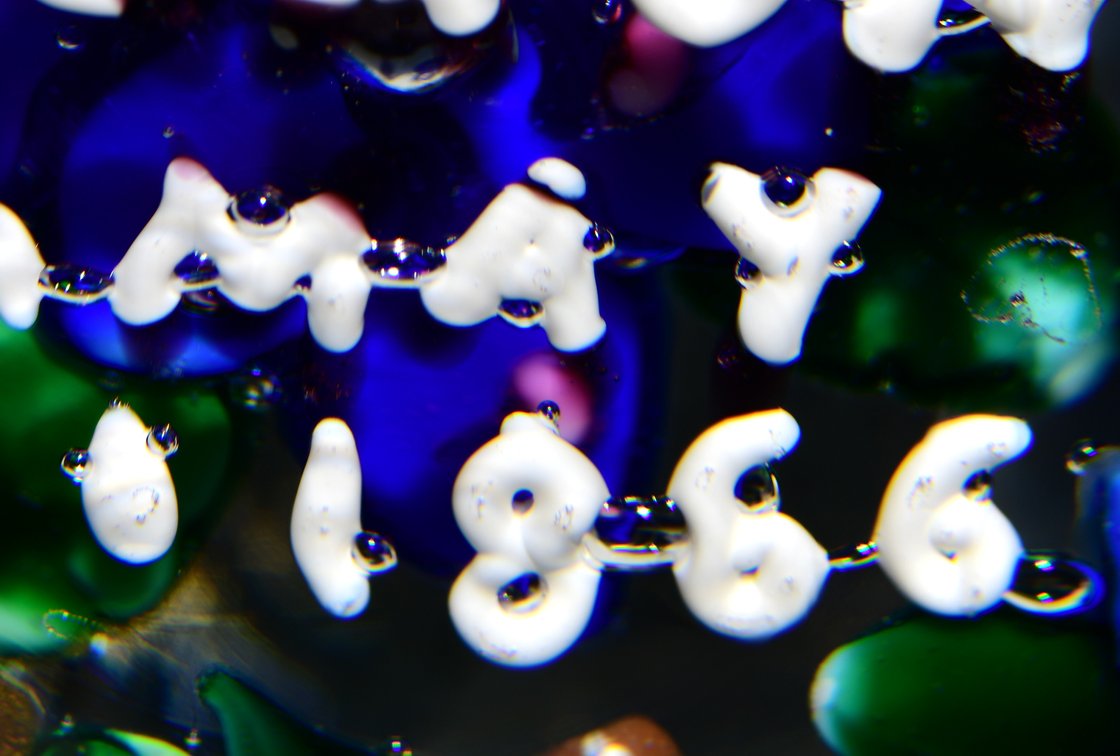 Union Glass Co. Custom Floral Lampwork 1866